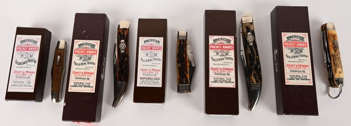SCHATT & MORGAN HIGH END POCKET KNIVES