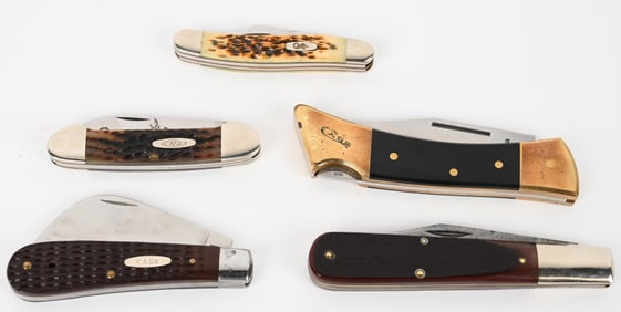 CAASE XX 5 SPECIAL FOLDING KNIVES