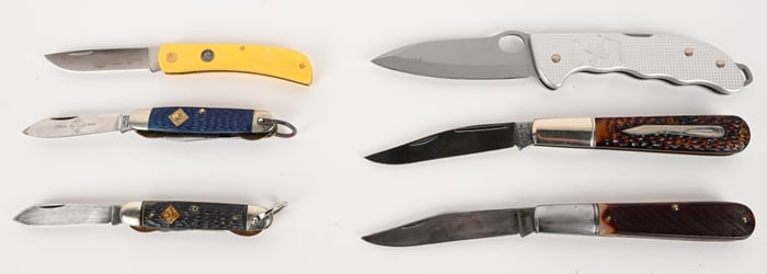 LOT OF 6 ASSORTED KNIVES