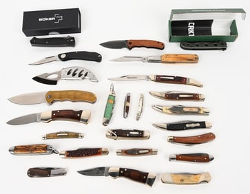 LOT OF 25 POCKET KNIVES