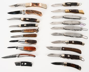 LOT OF 20 POCKET KNIVES