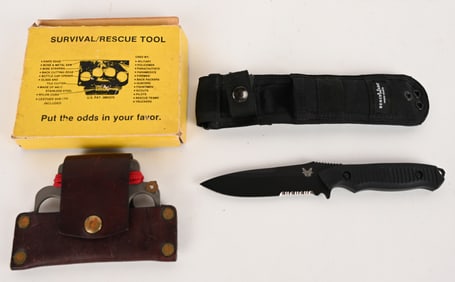 BENCHMADE 140BK NIMRAVUS KNIFE & SRT-1 TOOL