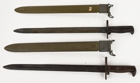 LOT OF 2 M1 GARAND BAYONETS CIRCA WWII
