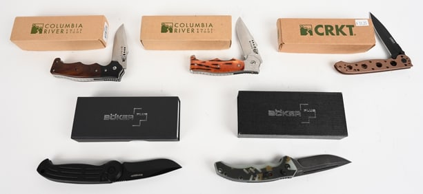BOKER & CRKT CRAWFORD FOLDING KNIVES