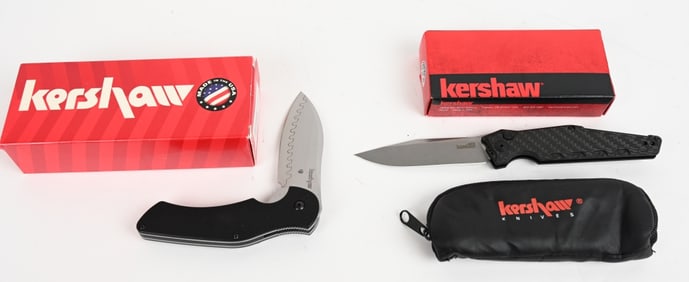 KERSHAW JUNKYARD DOG & LAUNCH 7 GALYEAN KNIVES
