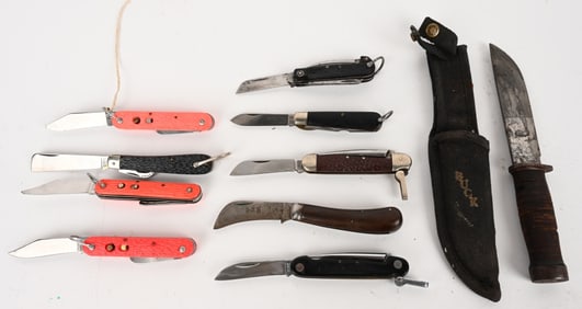 KABAR, CAMILLUS & OTHER POCKET / SHEATH KNIVES
