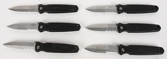 GERBER APPLEGATE-FAIRBAIRN SIX COMBAT FOLDERS