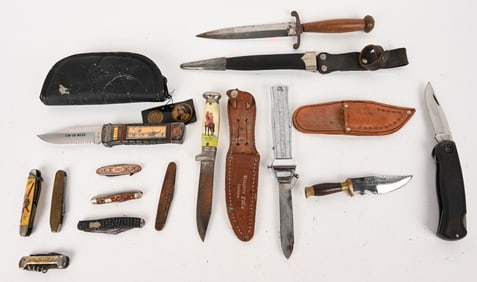 LOT OF 11 VINTAGE KNIVES