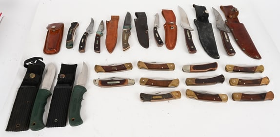 LOT OF ASSORTED KNIVES