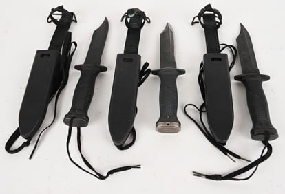 USN MK3 MOD 0 KNIVES WITH SHEATHS