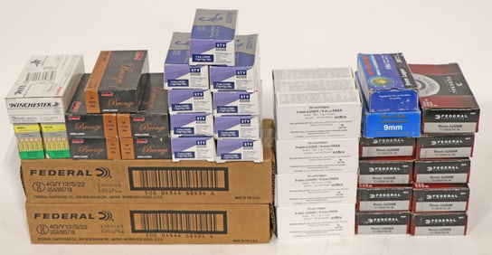 LOT OF 3000 ROUNDS OF 9MM AMMO MIXED 9MM