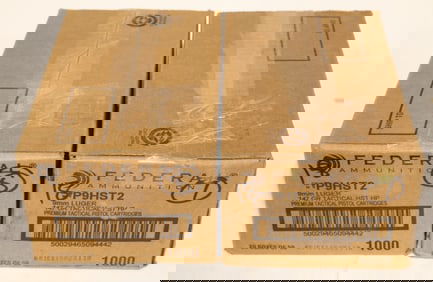 2000 OUNDS OF FEDERAL HST 147 GR 9MM