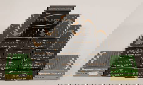 LOT OF 620 ROUNDS OF 40 S&W HOLLOW POINTS