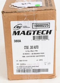 1000 ROUND CASE OF MAGTECH 380 95 GR. FMJ