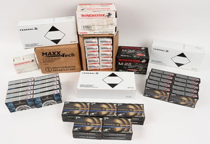 LOT OF RIFLE, SHOTGUN AND PISTOL AMMUNITION