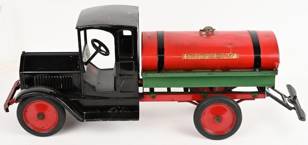 STURDITOY PRESSED STEEL OIL TANKER TRUCK