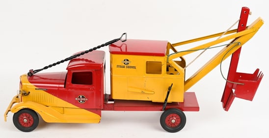 BUDDY L INTERNATIONAL STEAM SHOVEL TRUCK