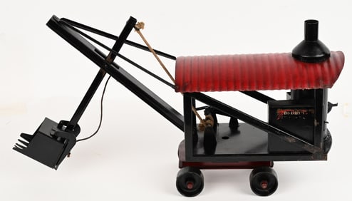 BUDDY L PRESSED STEEL STEAM SHOVEL