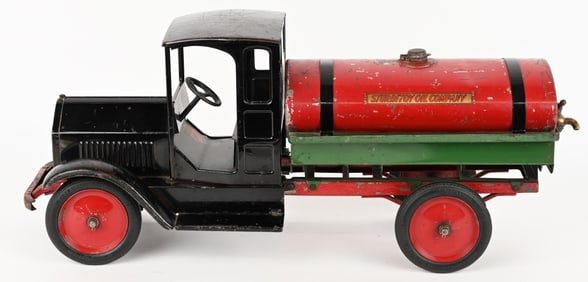 STURDITOY PRESSED STEEL OIL TANKER TRUCK