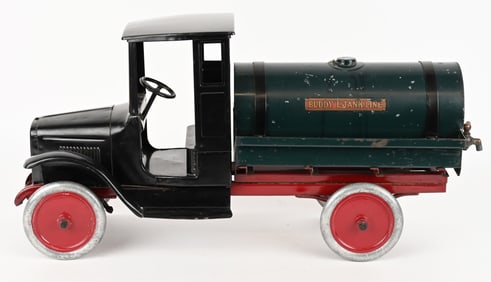 BUDDY L PRESSED STEEL TANK TRUCK