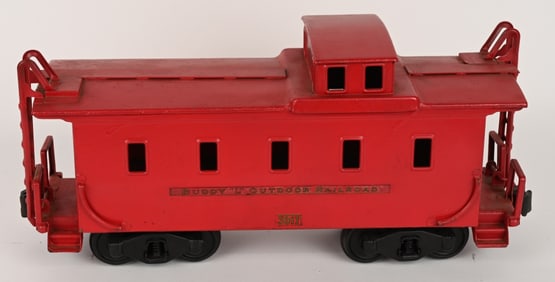 BUDDY L PRESSED STEEL CABOOSE