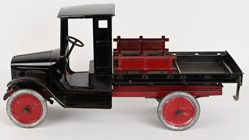 BUDDY L PRESSED STEEL LUMBER TRUCK