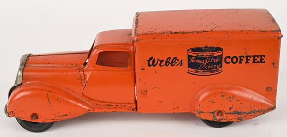 METALCRAFT ART DECO WEBB'S COFFEE TRUCK