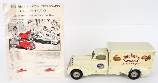 METALCRAFT ART DECO FRONT DECKER IOWANA TRUCK