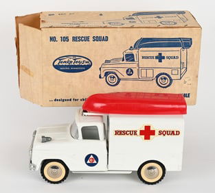 1960 TONKA RESCUE SQUAD w/ BOX