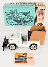 1963 TONKA JEEP WRECKER AND PLOW MIB