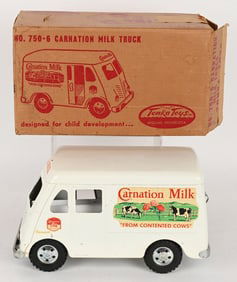 1956 TONKA CARNATION MILK TRUCK w/ BOX