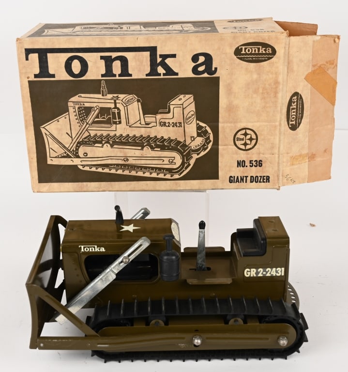 1964 TONKA GIANT DOZER w/ BOX (1 of 9)