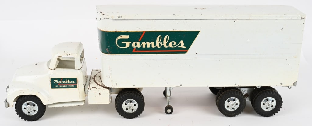 1956 TONKA GAMBLES STORES SEMI TRUCK (1 of 12)