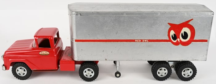 1959 TONKA RED OWL SEMI TRUCK