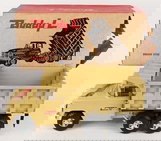 BUDDY L HYDRAUKIC CONSTRUCTION DUMPER w/ BOX