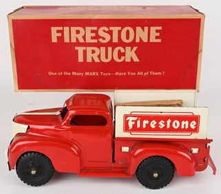 MARX FIRESTONE TRUCK w/ BOX