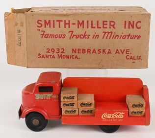 SMITH MILLER COCA COLA TRUCK w/ BOX