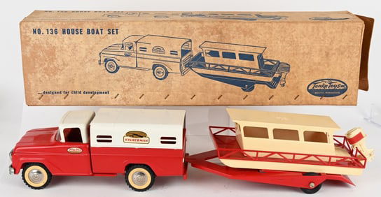 1961 TONKA HOUSE BOAT SET w/ BOX