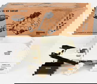 1960 TONKA NEW SANITARY TRUCK w/ BOX