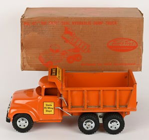 1957 TONKA BIG MIKE DUAL HYDRAULIC DUMP w/ BOX