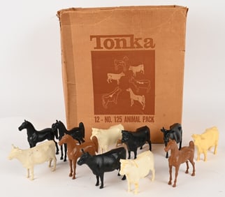 1965 TONKA #124 12- ANIMAL PACK w/ BOX