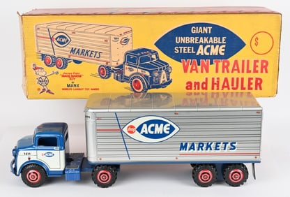 MARX ACME MARKETS SEMI TRUCK w/ BOX