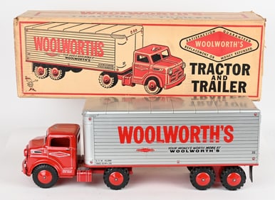 MARX WOOLWORTH'S SEMI TRUCK w/ BOX