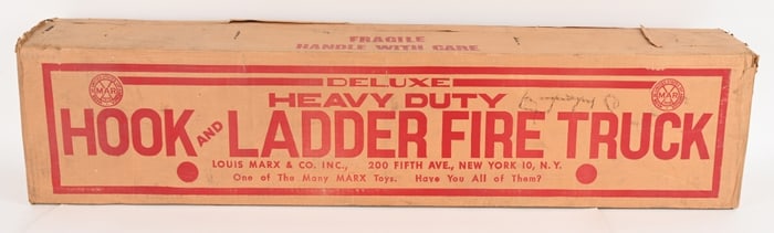 MARX HOOK AND LADDER FIRE TRUCK NOS