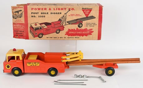NYLINT POWER & LIGHT POST HOLE DIGGER w/ BOX
