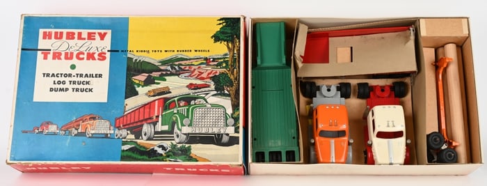 HUBLEY DELUXE TRUCK SET w/ BOX