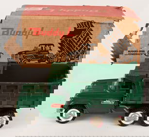 BUDDY L HYDRAULIC CONSTRUCTION DUMPER w/ BOX