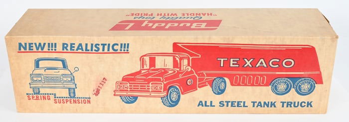 BUDDY L TEXACO TANK TRUCK MIB