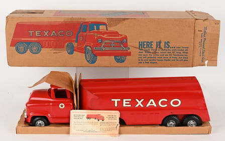 BUDDY L TEXACO TANK TRUCK w/ BOX