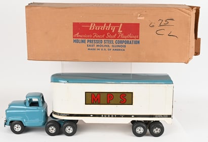 BUDDY L MPS GMC HI-WAY GIANT TRAILER w/ BOX